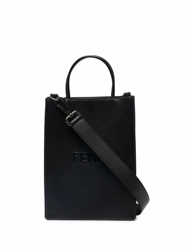 Fendi embossed-logo Tote Bag - Farfetch | Farfetch Global