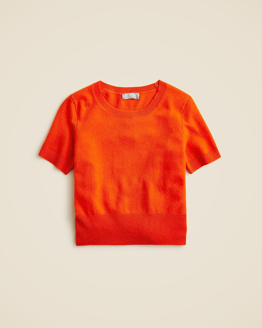 Cashmere shrunken T-shirt | J. Crew US