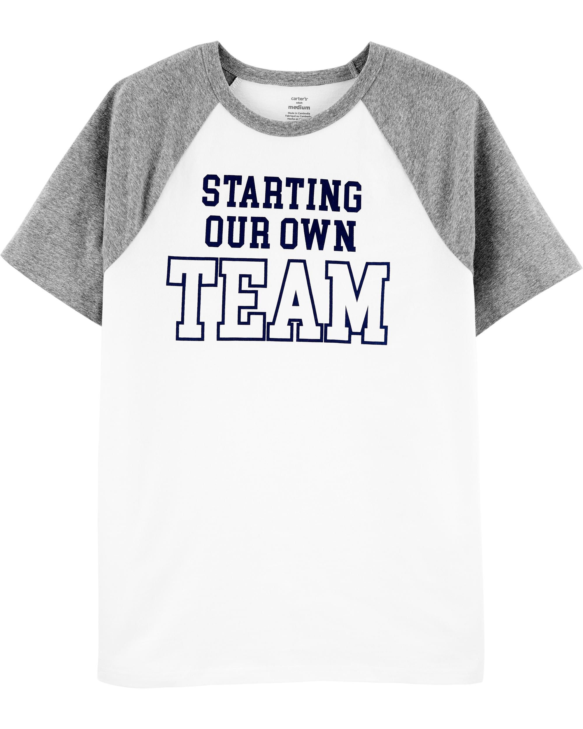 Adult Unisex Starting Our Own Team Tee | Carter's
