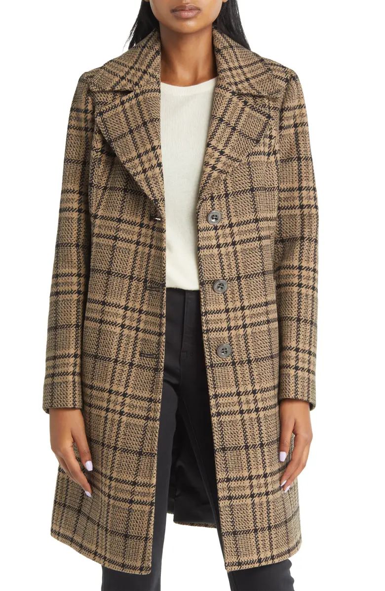 Single Breasted Wool Blend Tailored Coat | Nordstrom Rack