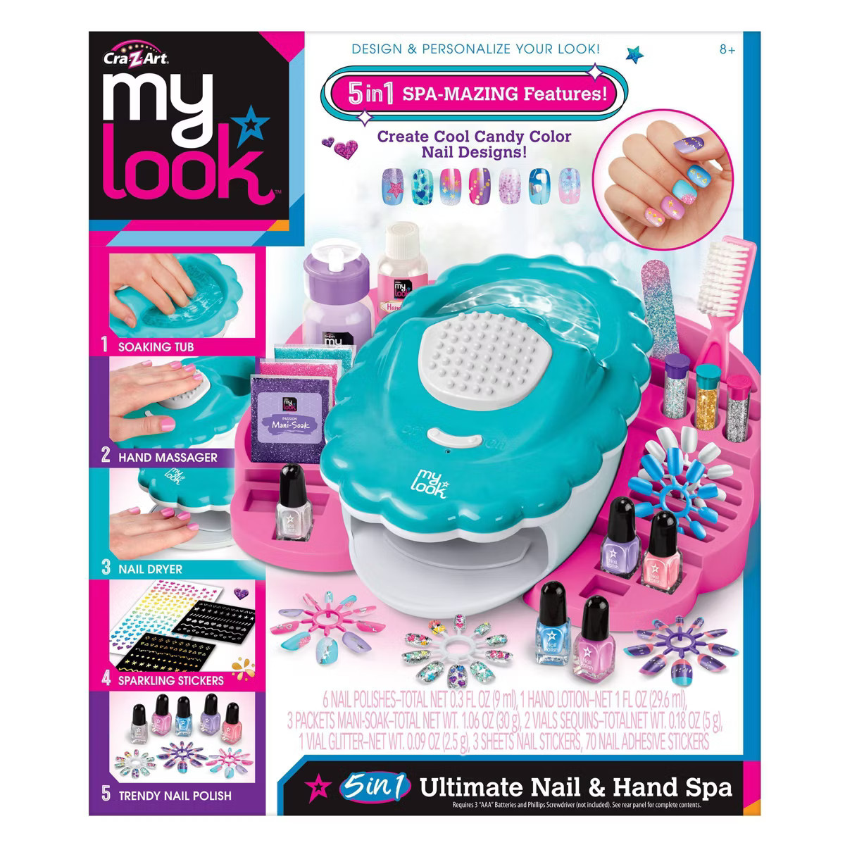 MY LOOK 5-in-1 Ultimate Nail & Hand Spa Activity Kit | Target