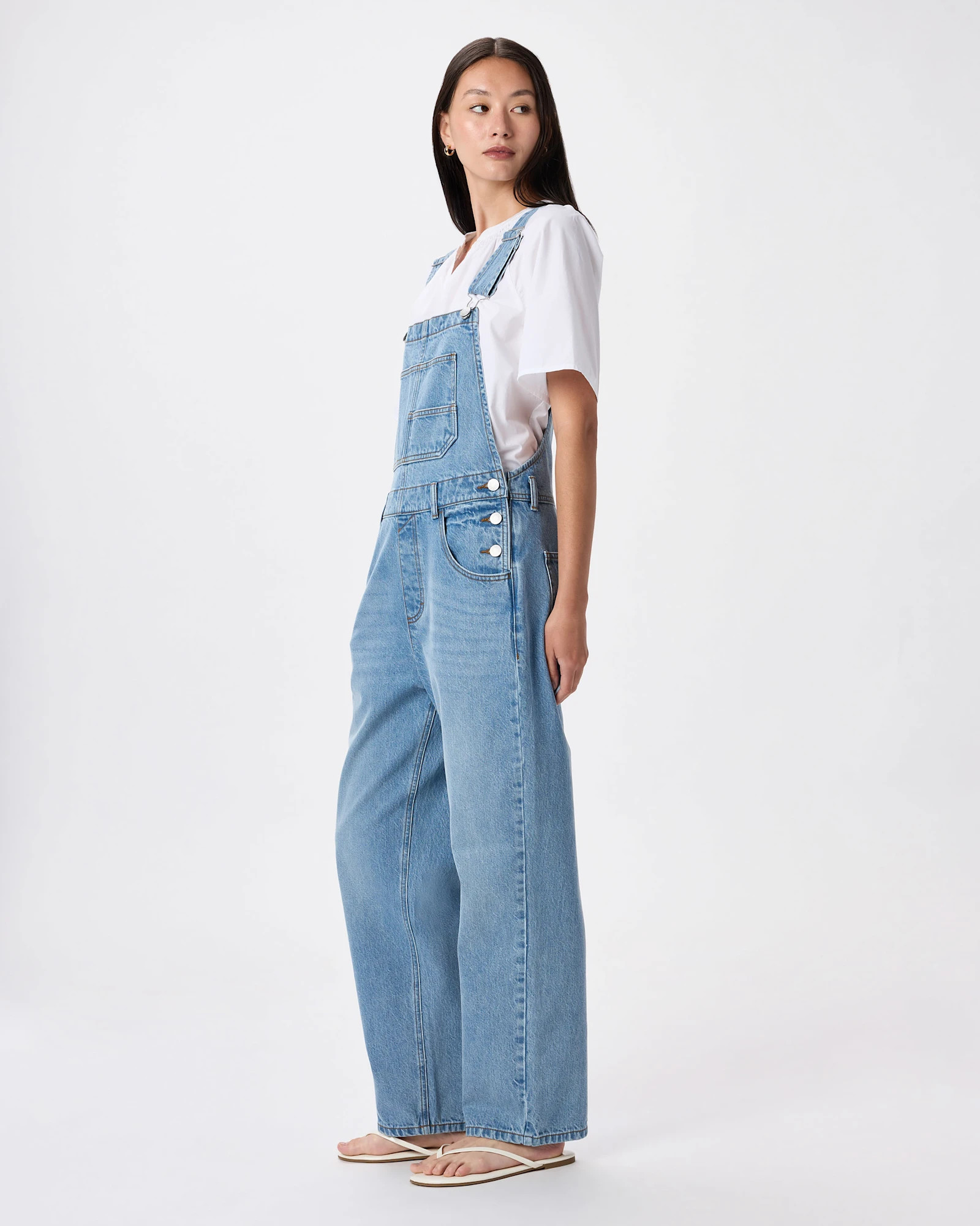 100% Organic Denim Overalls | Quince