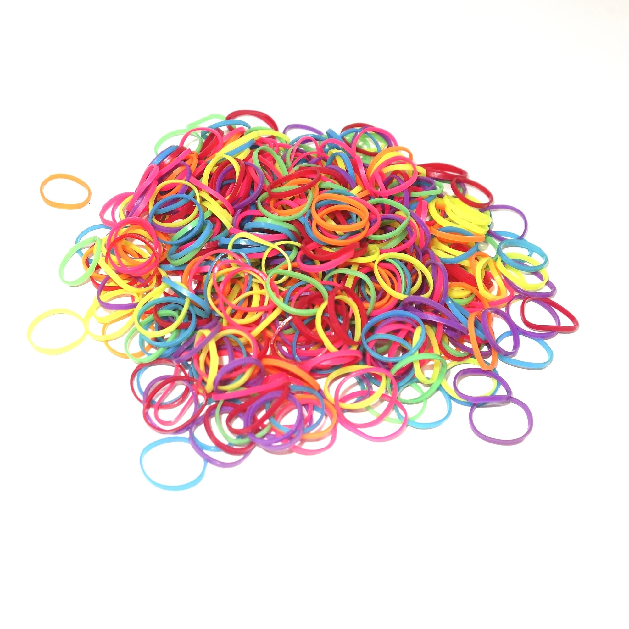 Scunci No-Damage Plastic Polybands in Bright Multi-Colors: Pink, Blue, Purple, Red, Orange, Yello... | Walmart (US)