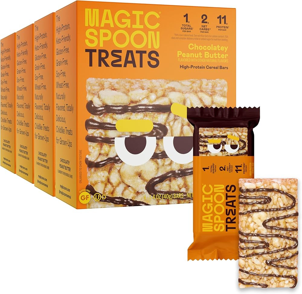 MAGIC SPOON Treats I High Protein I Low Carb I Keto Friendly I 1g of Sugar I Gluten Free Crispy T... | Amazon (US)