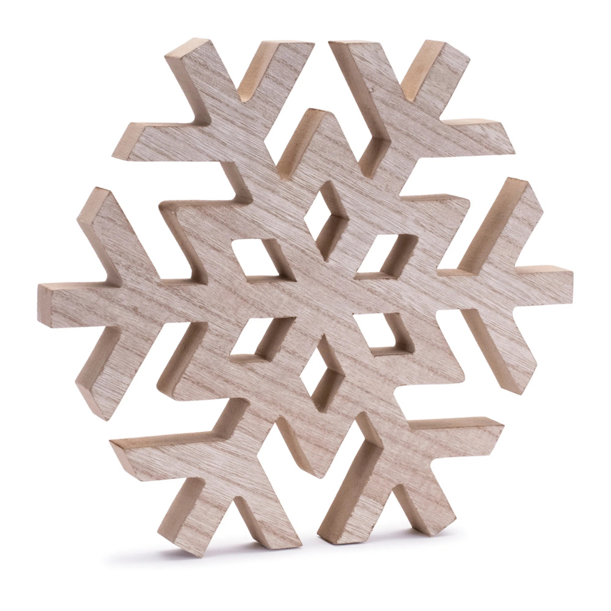 The Holiday Aisle® Natural Wood Snowflake (Set of 4) | Wayfair | Wayfair North America