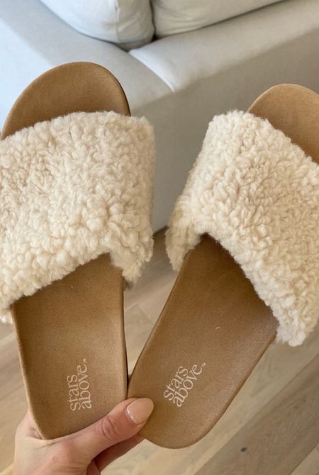 Sherpa slides. Sherpa slippers. Sherpa house shoes. Perfect for fall. Comfortable style. Cozy season.


#LTKshoecrush #LTKSeasonal #LTKunder50