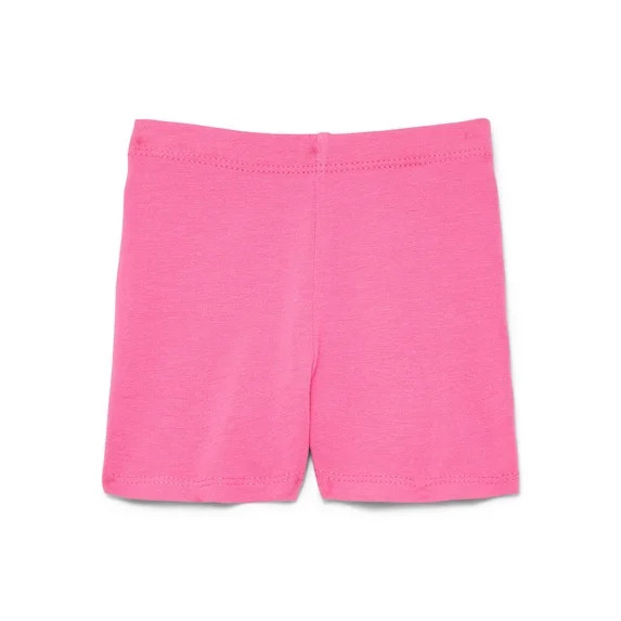 Wonder Nation Baby Girl Bike Shorts, Sizes 0-24 Months | Walmart (US)