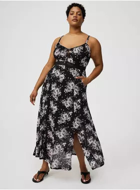 Double-Slit Maxi Dress | Torrid (US & Canada)