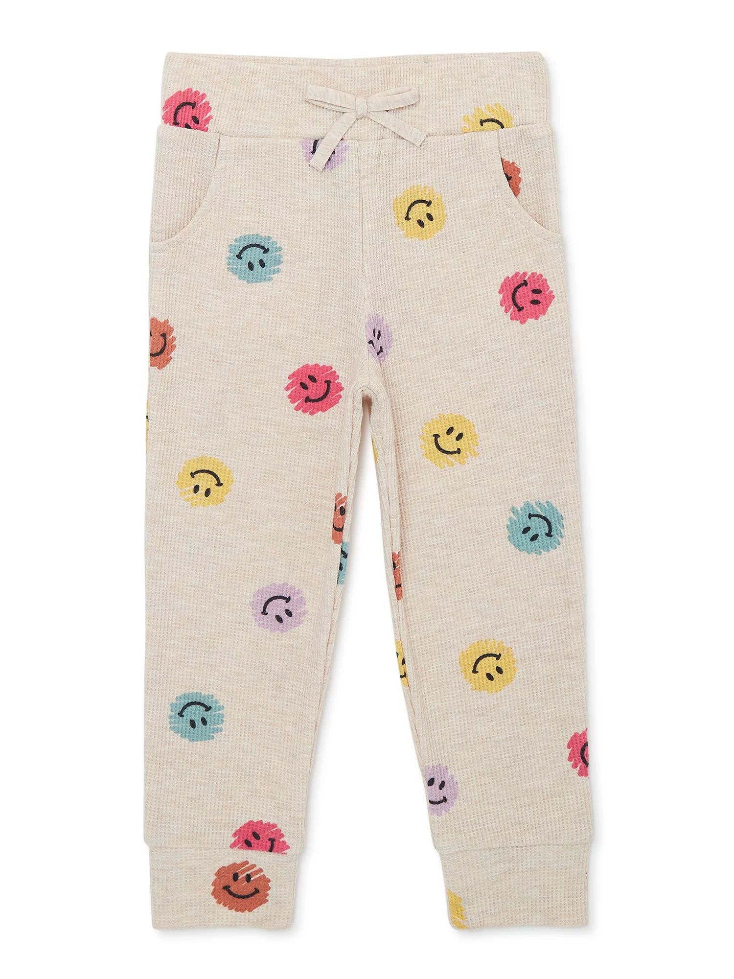 Garanimals Baby and Toddler Girls Thermal Joggers, Sizes 12 Months-5T | Walmart (US)