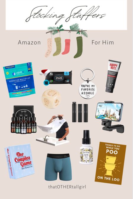 Stocking stuffers for him - Amazon 

#LTKGiftGuide 

#LTKfindsunder50 #LTKmens