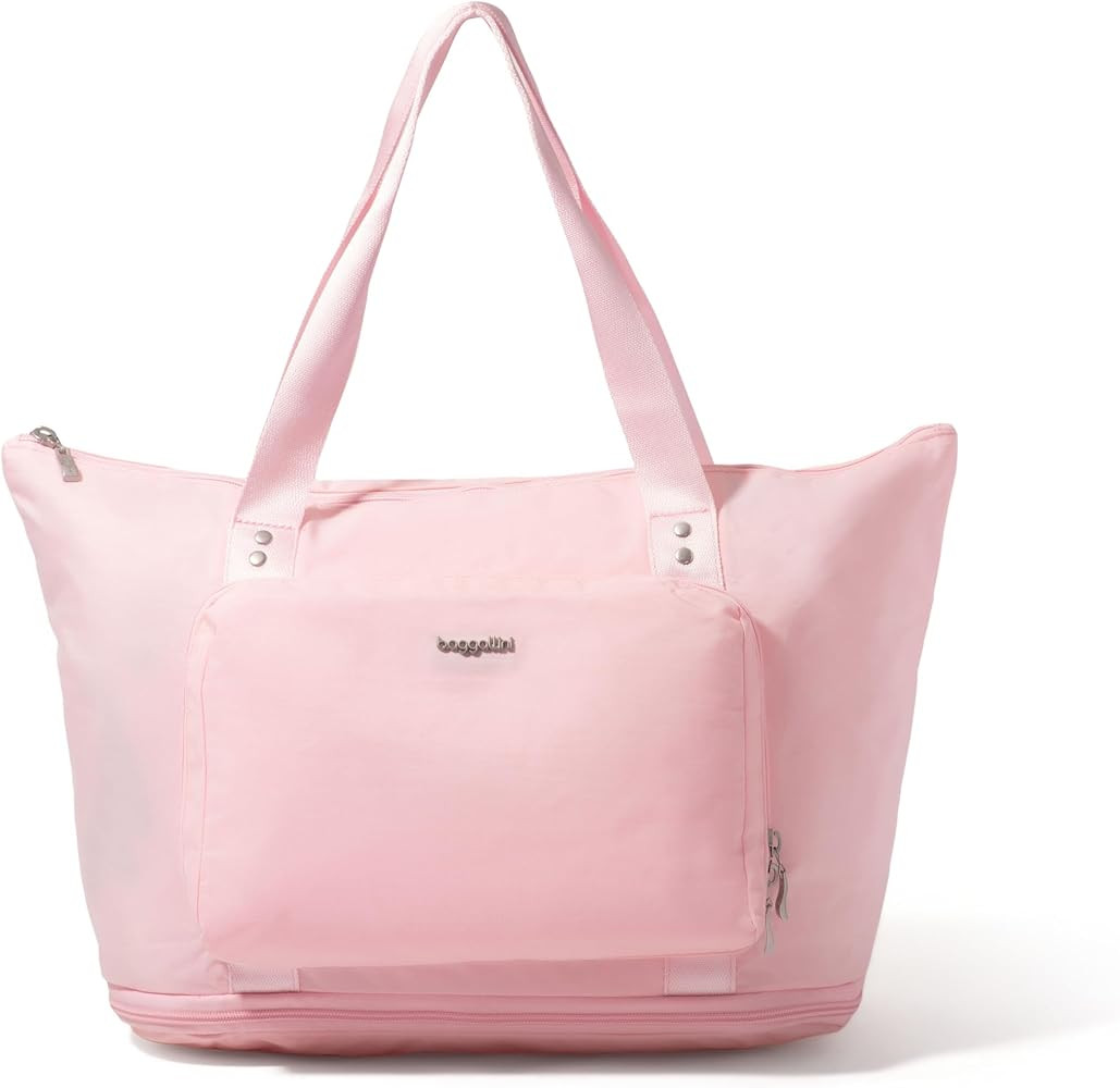 Baggallini Carryall Expandable Lightweight Travel Tote 22" Packable Folding Compact Nylon Washabl... | Amazon (US)