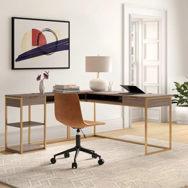Hudson L-Shape Desk | Wayfair North America