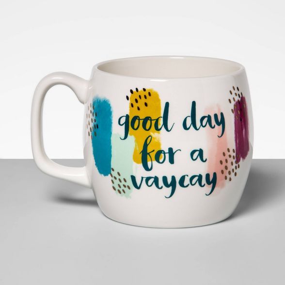 17oz Stoneware Good Day For A Vaycay Mug - Opalhouse™ | Target