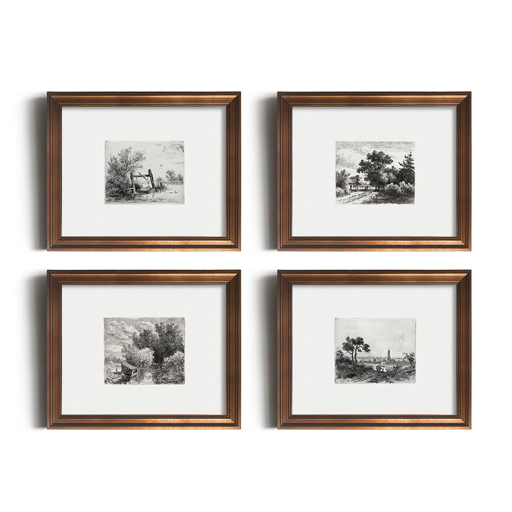 Tree Drawing Neutral Wall Picture Poster Print | 11x14 Boho French Country Aesthetic Botanical Se... | Amazon (US)