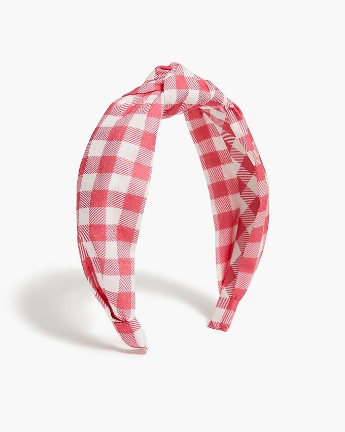 Girls' printed knotted headband | J.Crew Factory