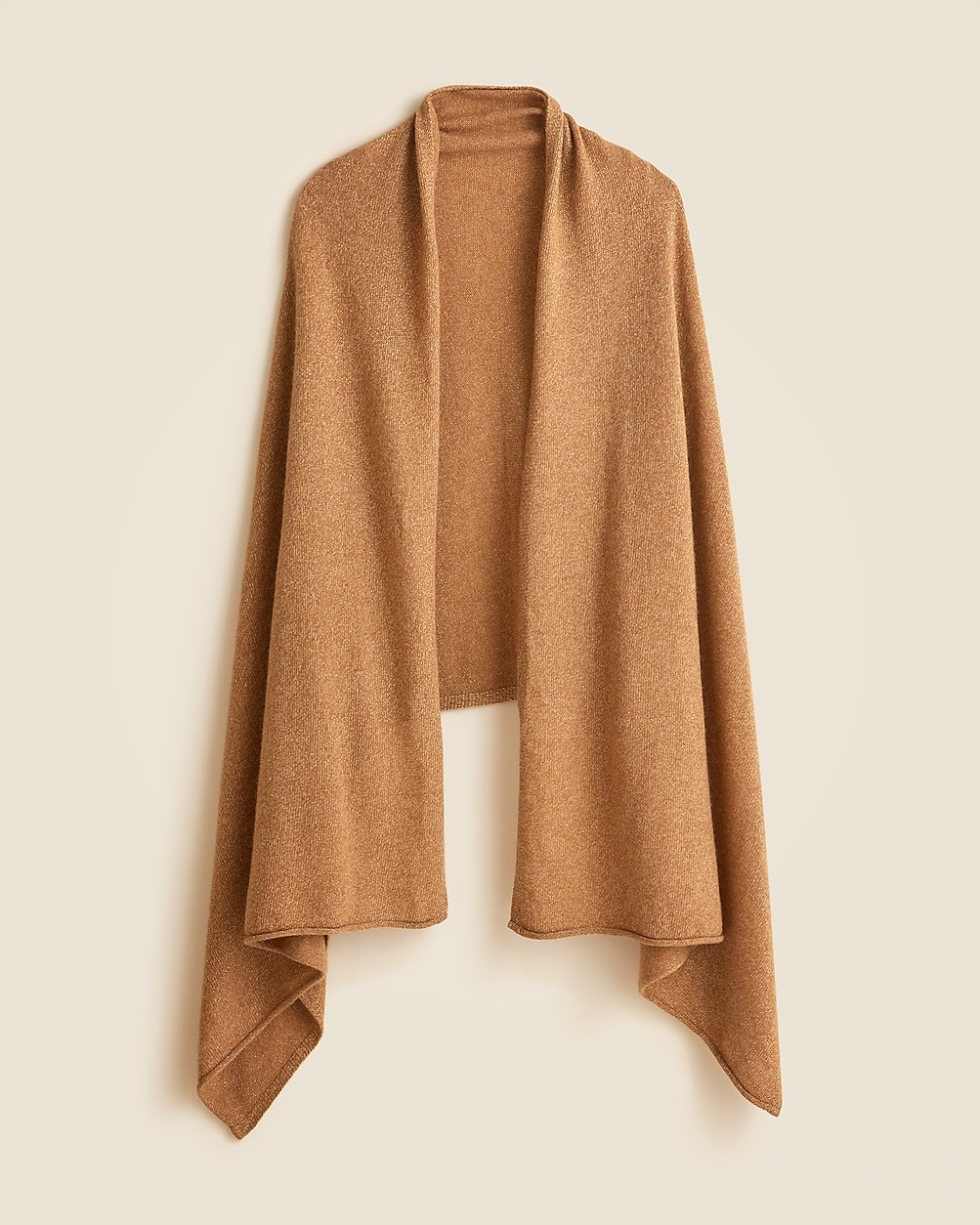 Oversized cashmere wrap with Lurex® metallic threads | J. Crew US