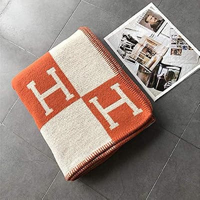 Petpany Blanket Fashion Knitted Large Super Soft Flying Thread Throw Wool & Cashmere Blanket for ... | Amazon (US)