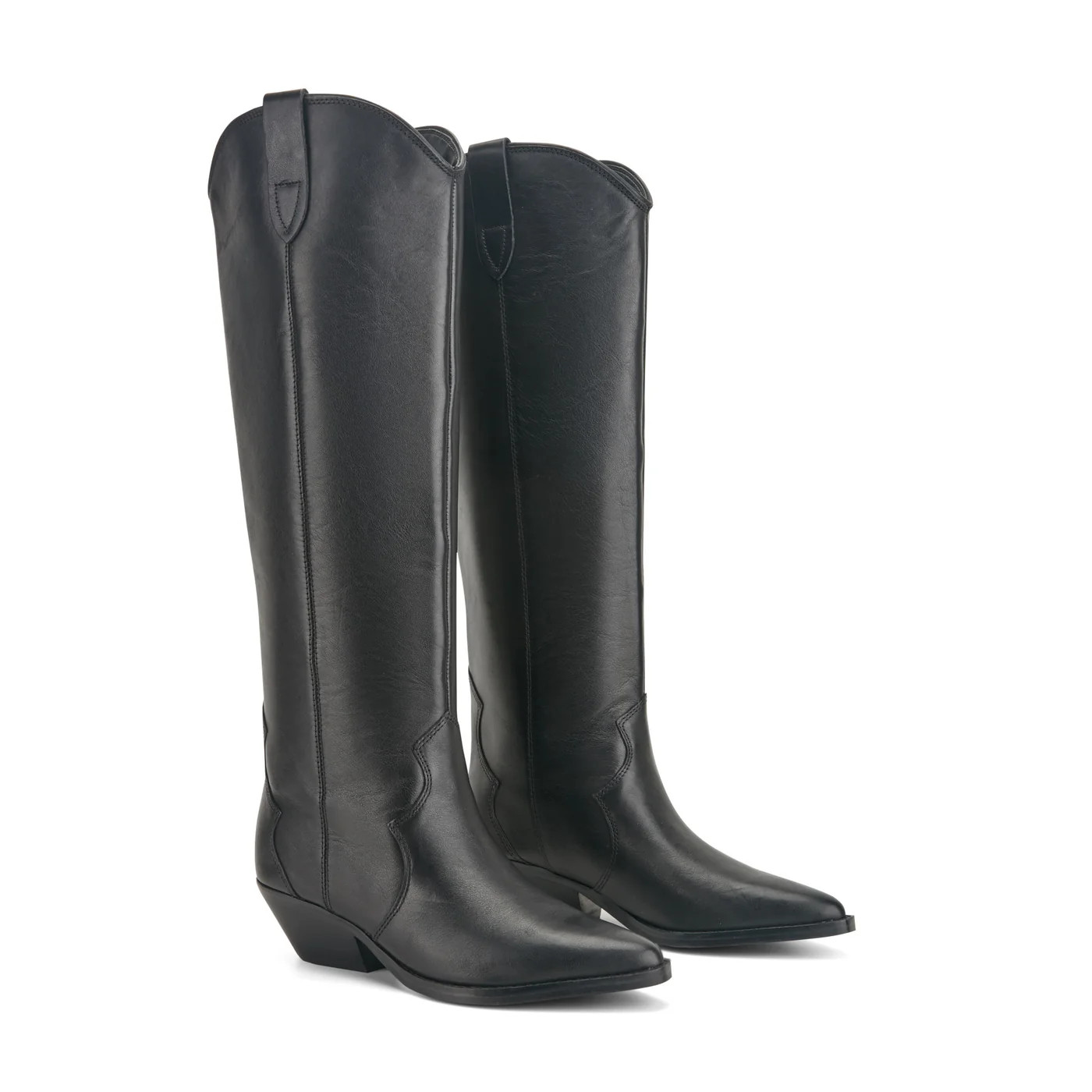 Women's Ander Leather Western Boot - Medium Natural Suede | Marc Fisher Footwear | Marc Fisher