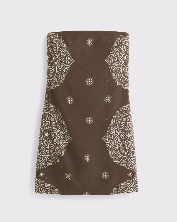 Women's The A&F Scarlett Strapless Skort | Women's Dresses & Jumpsuits | Abercrombie.com | Abercrombie & Fitch (US)