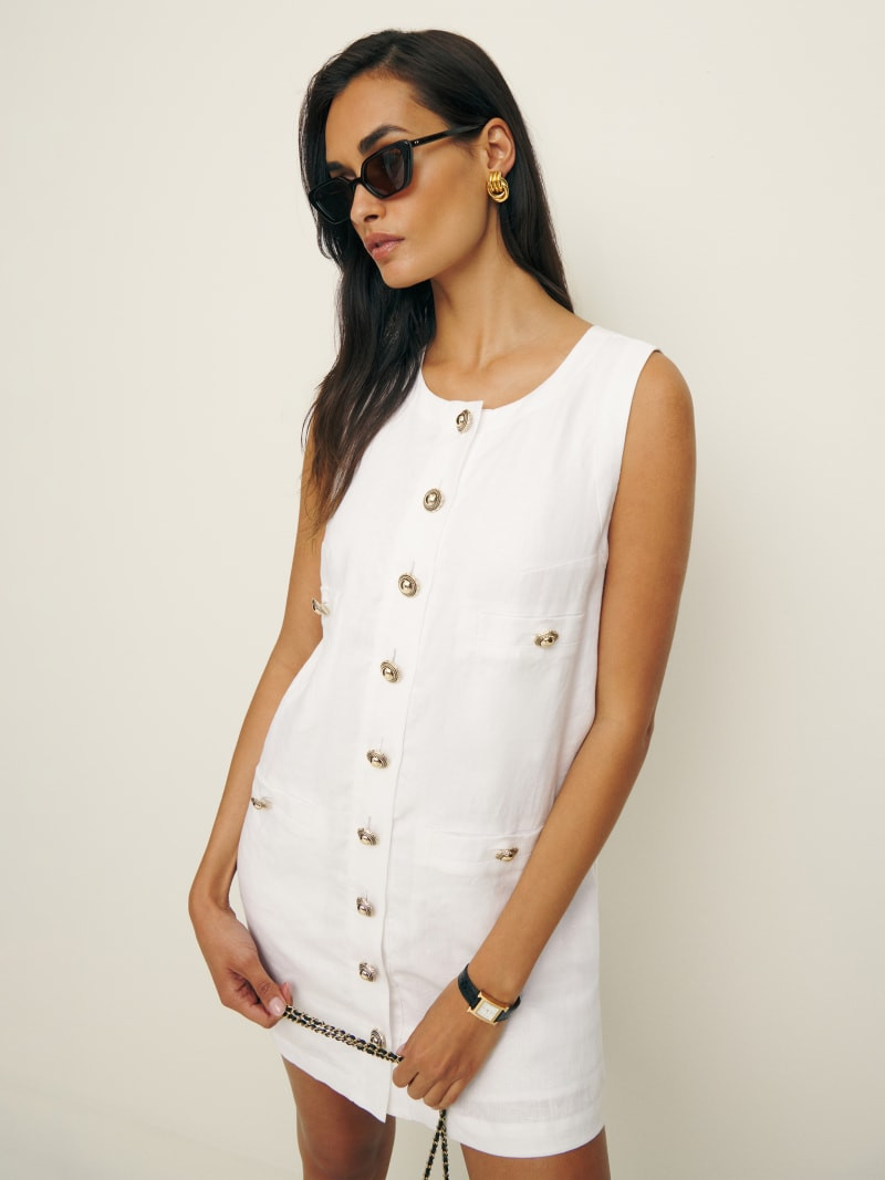 Tropez Linen Dress | Reformation (Global)
