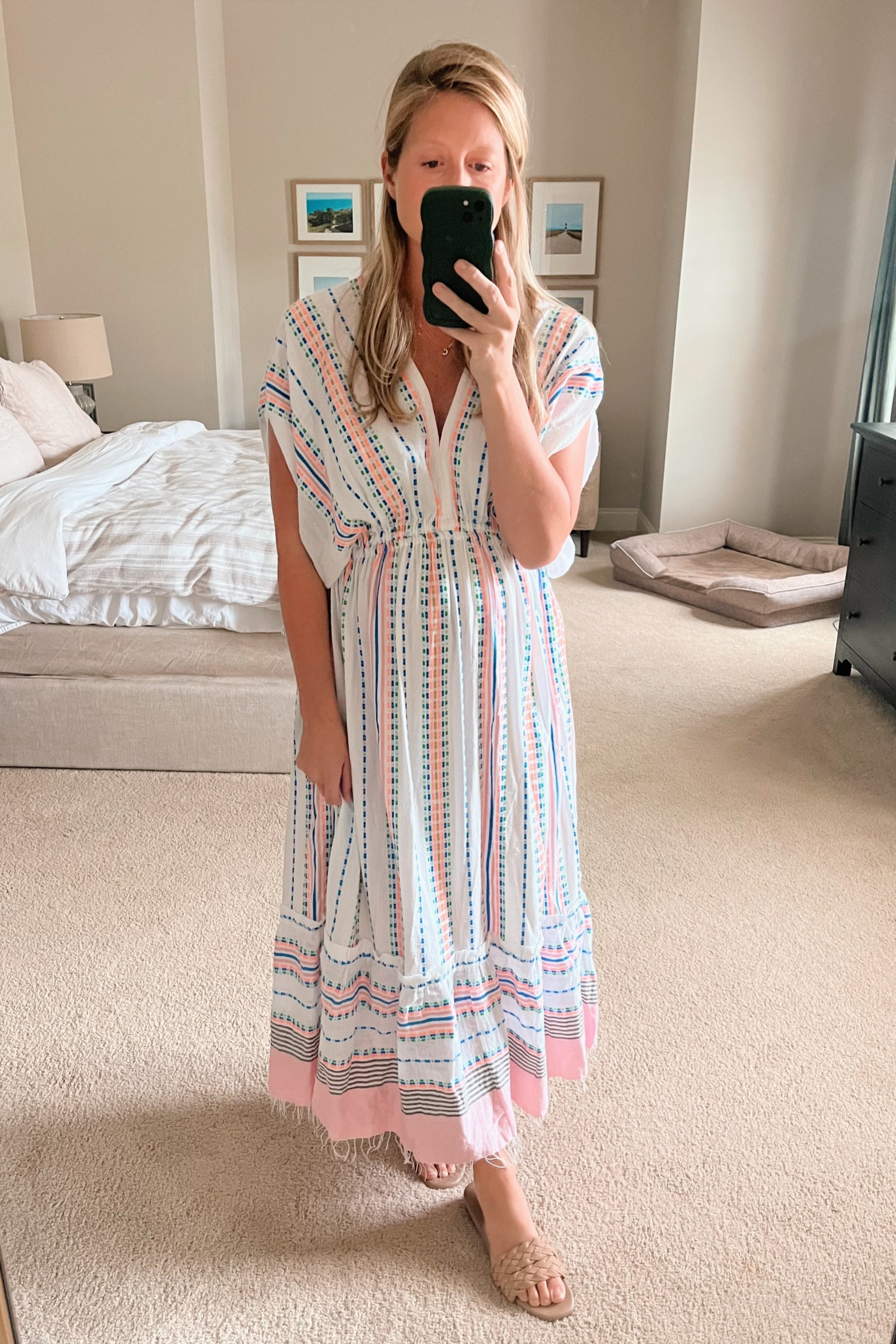 Easy breezy comfortable Lemlem dress to go from beach to dinner 

#LTKstyletip #LTKSeasonal