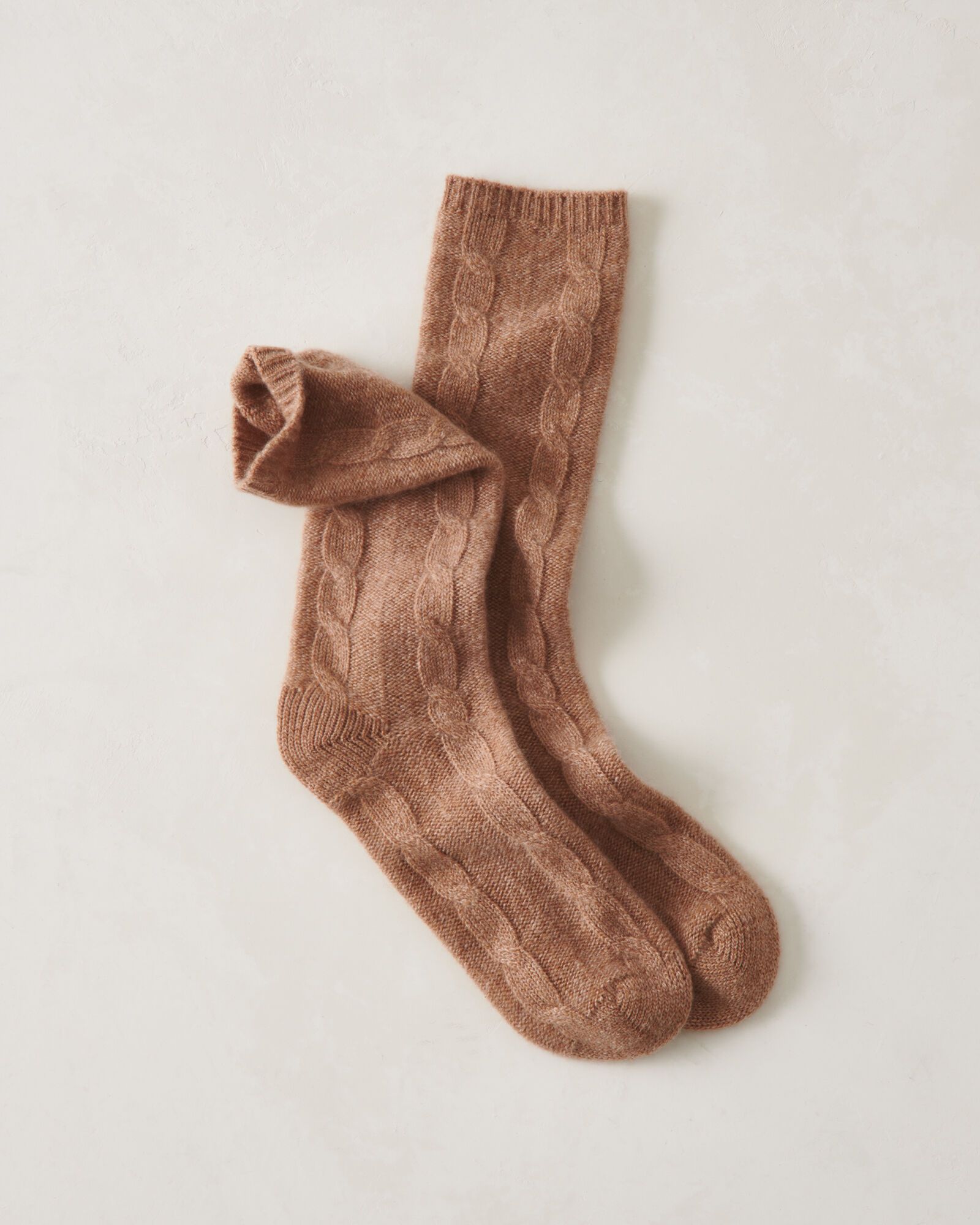 Cable Cashmere Socks | Haven Well Within