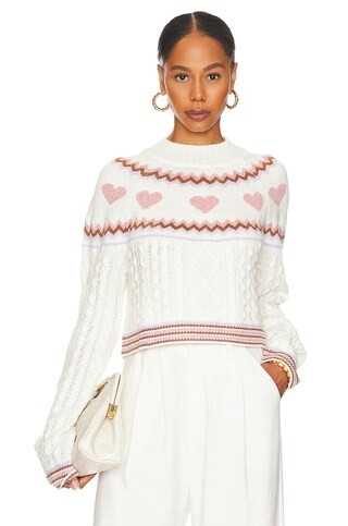 Lanelle Fairisle Cropped Sweater
                    
                    Lovers and Friends | Revolve Clothing (Global)