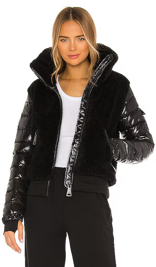 Carson Bomber in Jet Black | Revolve Clothing (Global)