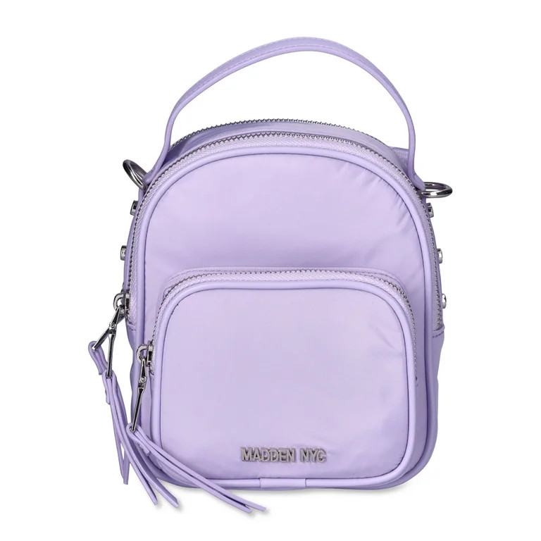 Madden NYC Women's Mini Convertible Backpack, Lilac | Walmart (US)