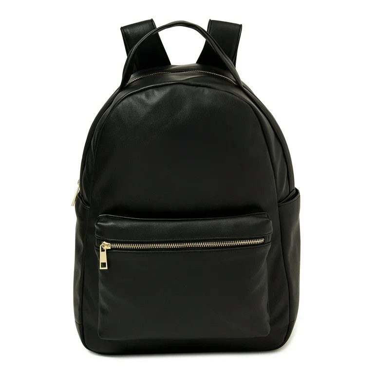 No Boundaries Women's Dome Backpack Black Gold - Walmart.com | Walmart (US)