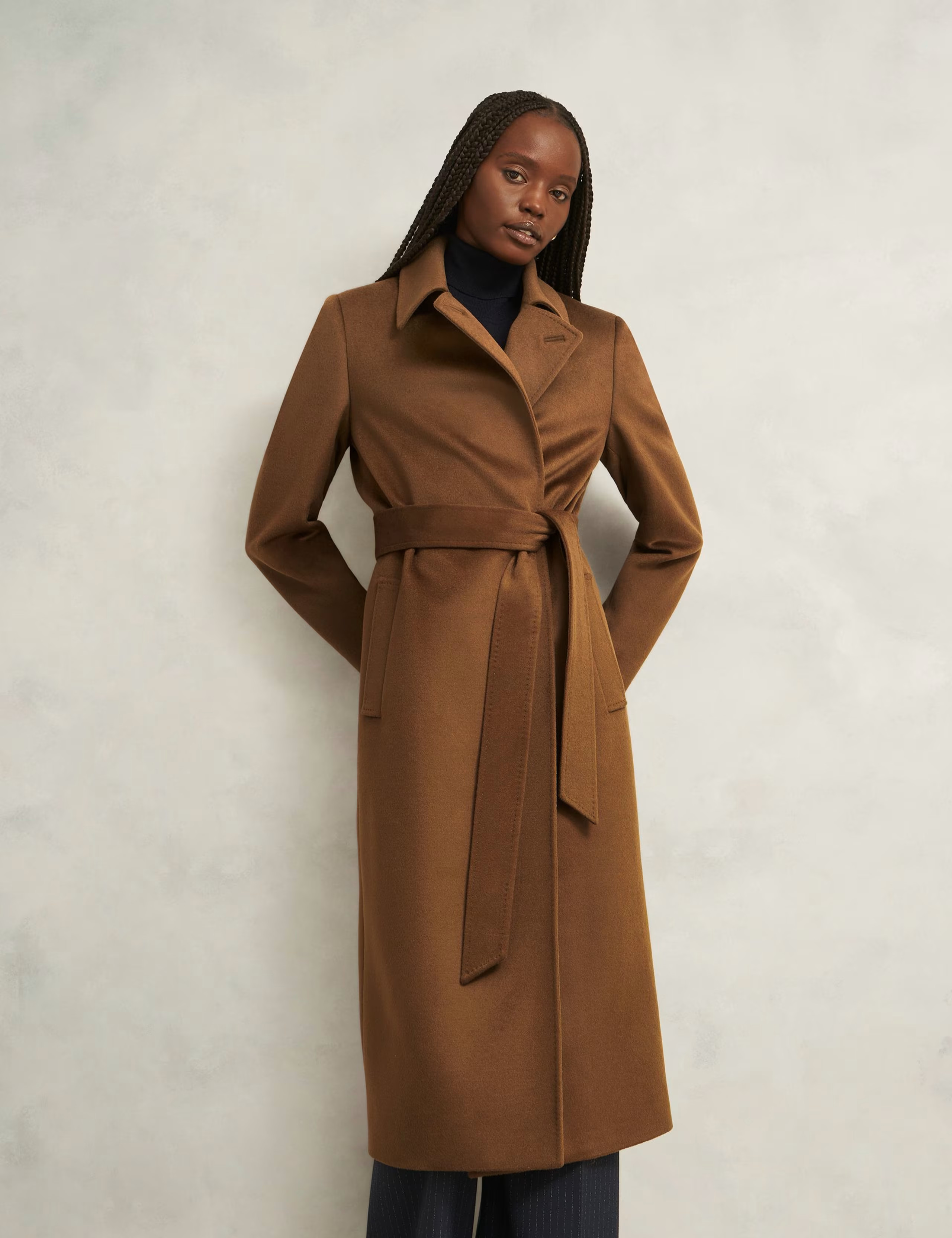 Pure Wool Double Breasted Trench Coat | Marks & Spencer (UK)