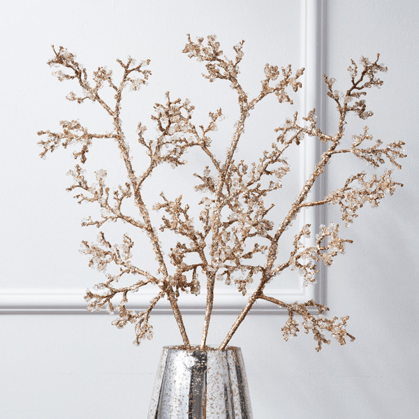 Glitter Ice Branch - Set of 3 | Z Gallerie