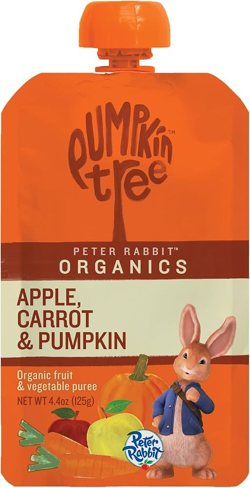 Peter Rabbit Organics Baby Pumpkin Carrot Apple O, 4.40 oz | Amazon (US)