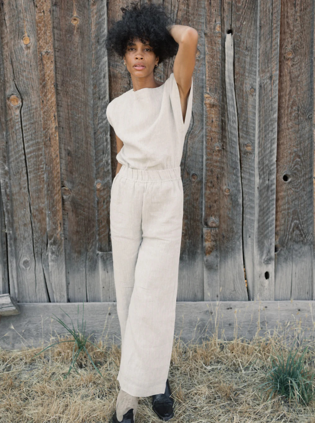 Everyday Pant - Natural Linen | LAUDE the Label