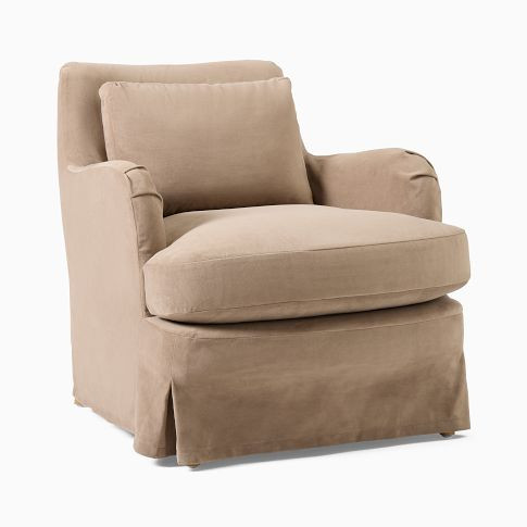 Sophie Skirted Slipcover Chair | West Elm (US)