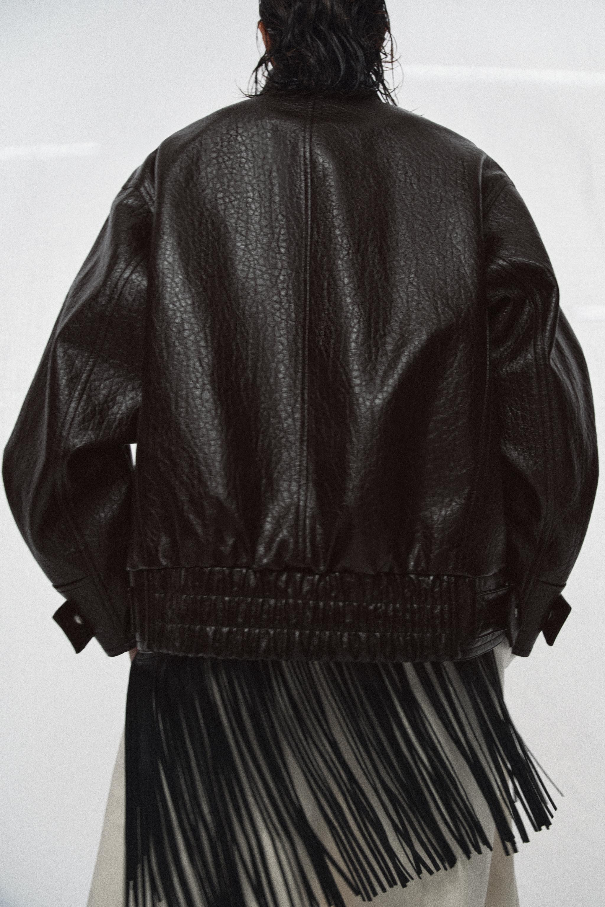 ZW COLLECTION FAUX LEATHER JACKET | Zara UK