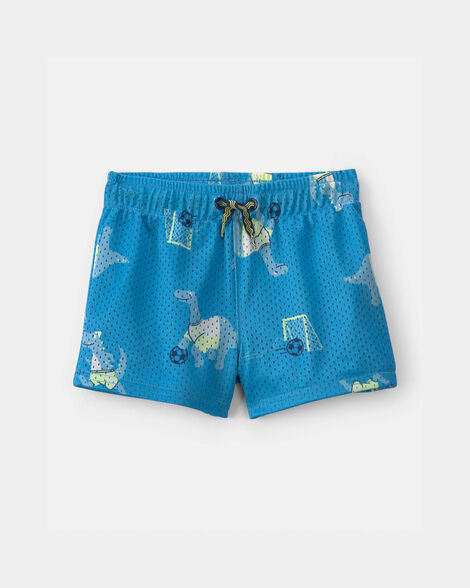 Baby Boy Dinosaur Soccer Mesh Shorts - Blue | Carter's Inc