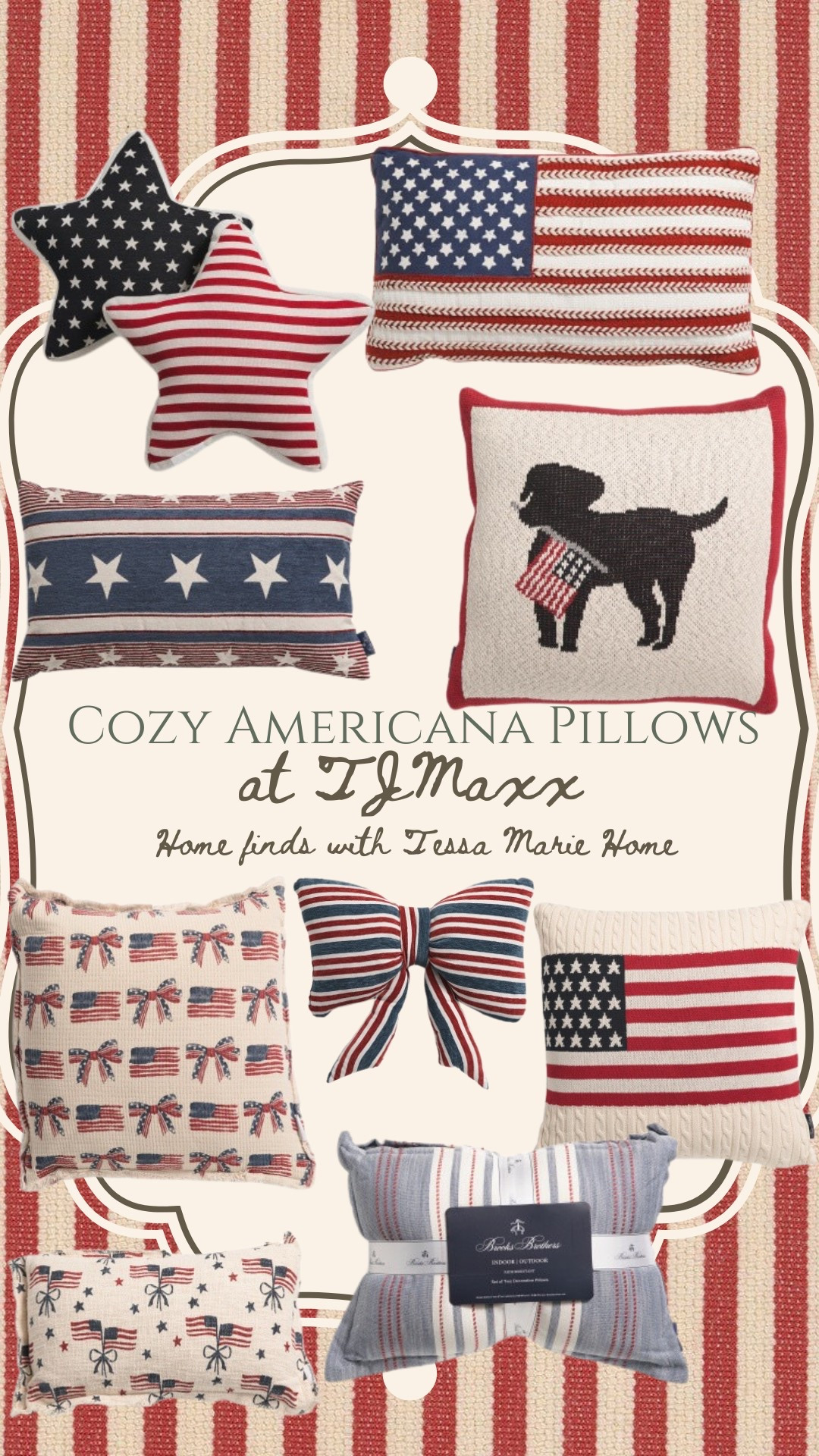 Red, white, and blue ALL OVER!! Love these Americana pillows from #tjmaxx



#LTKSummerEdit #LTKHome #LTKFindsUnder100
