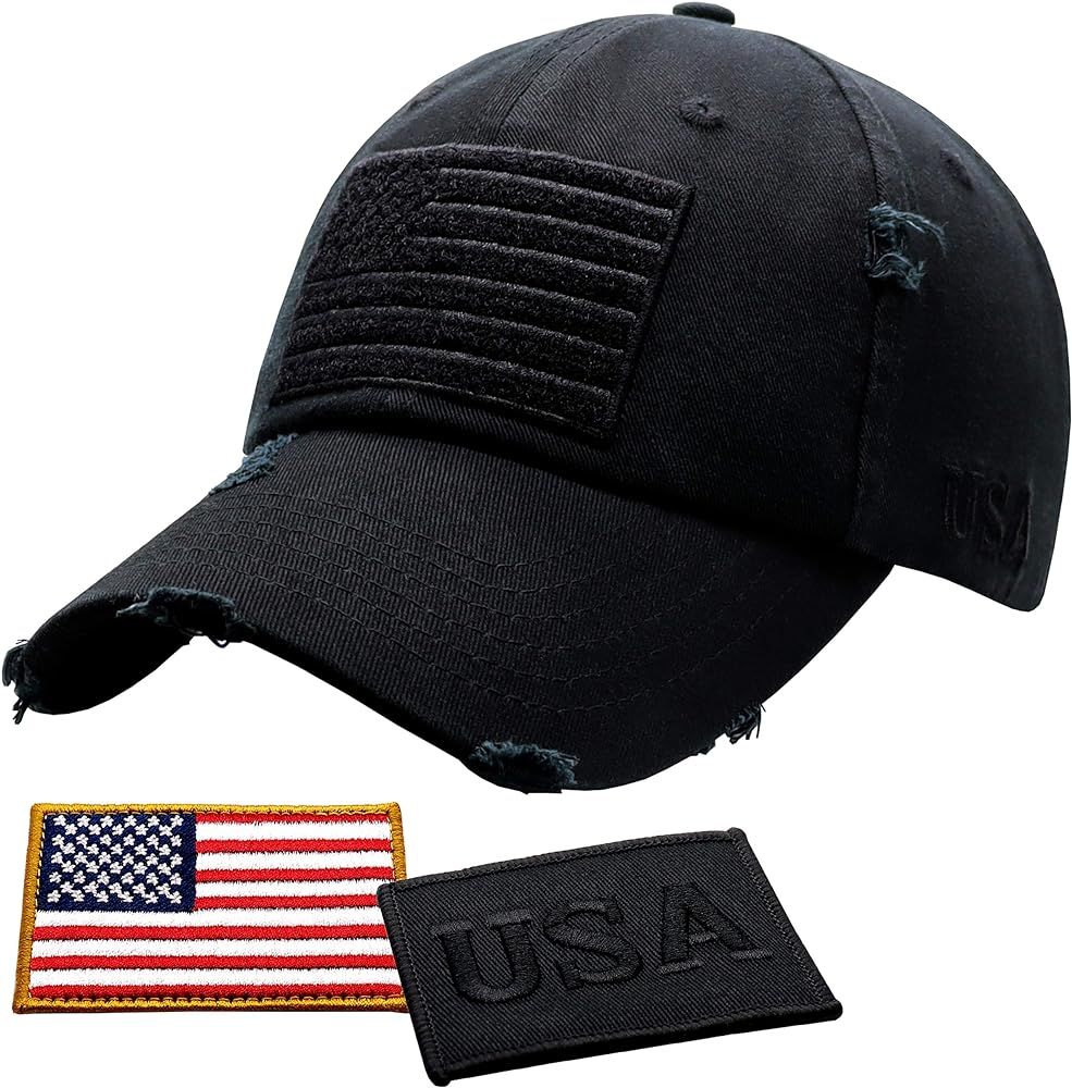 Antourage American Flag Hat for Men and Women | Vintage Baseball Tactical Hat Cap with USA Flag +... | Amazon (US)