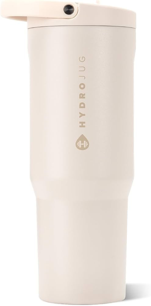 HydroJug Sport 32 oz Insulated Stainless Steel Water Bottle, Cream | Amazon (US)