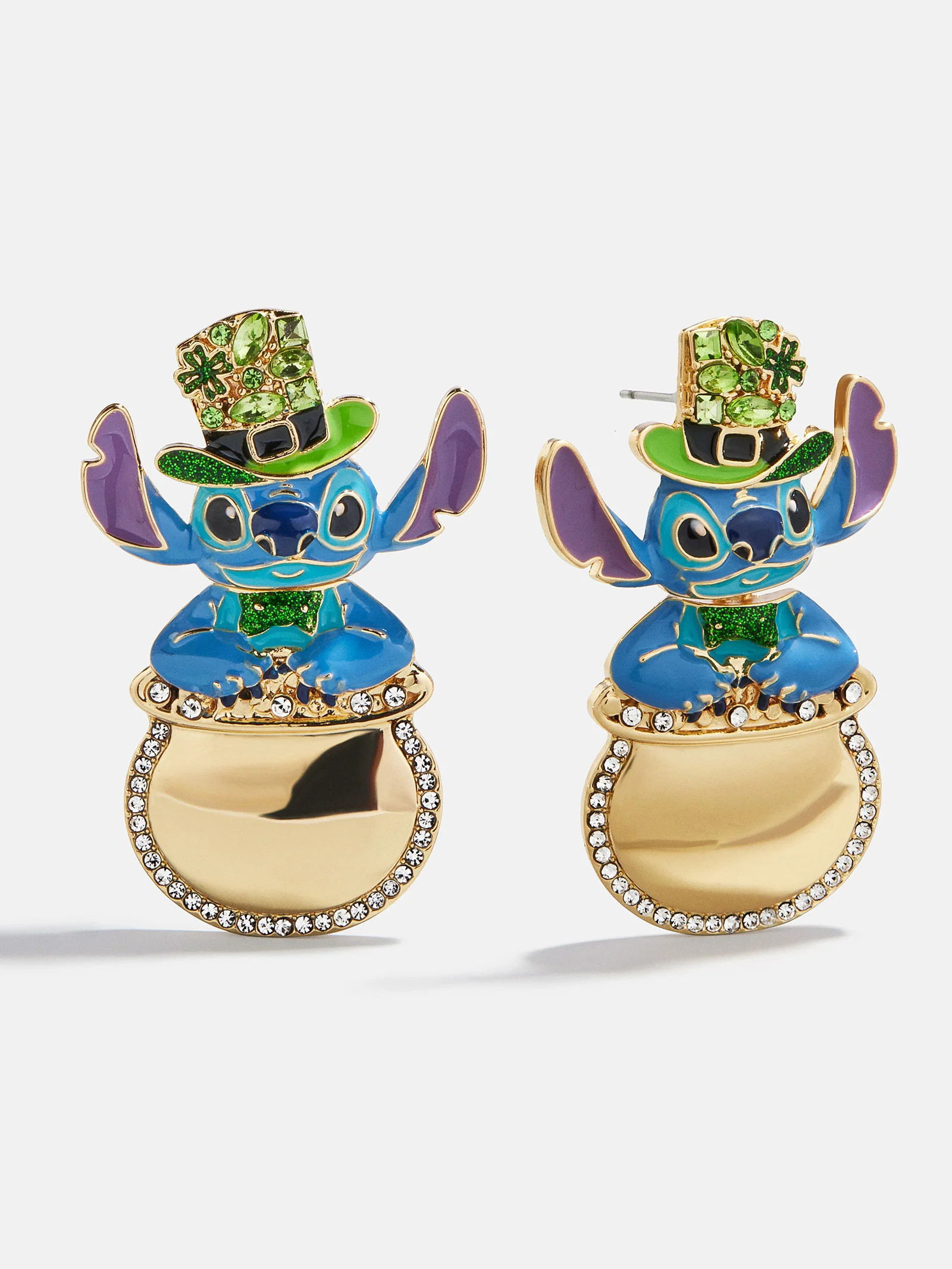 Disney Stitch St. Patrick’s Day Earrings - Stitch | BaubleBar