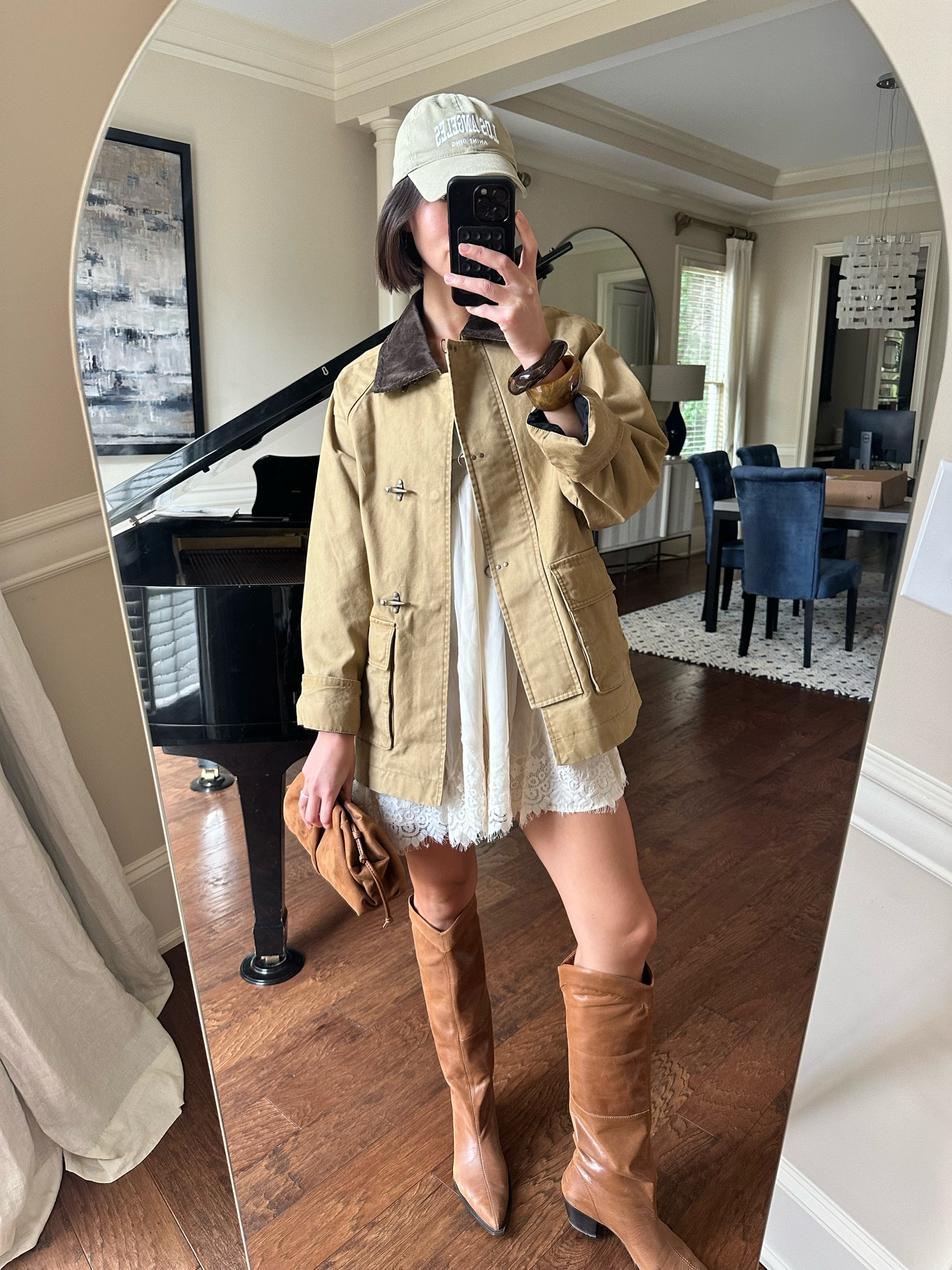 Barn jacket, chore coat, chore jacket

Love styling a more masculine jacket with a super feminine piece like this mini dress. 

#LTKStyleTip #LTKFallSale #LTKSeasonal