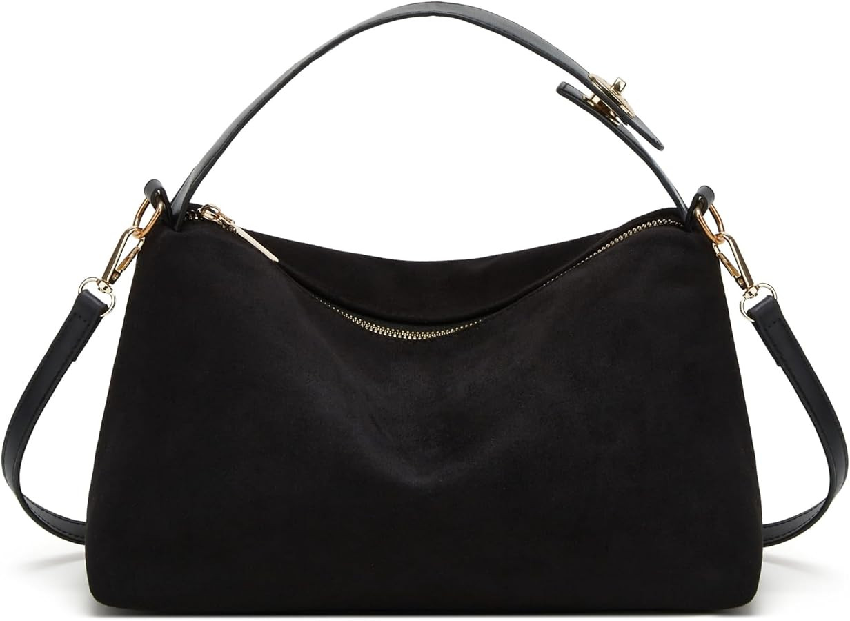 2024 Trendy Faux Suede Pillow Bag Retro Shoulder Bag Fall Winter Versatile Commuter Crossbody Tot... | Amazon (US)