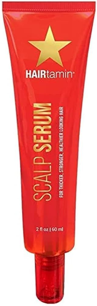 HAIRtamin Scalp Serum Natural Hair Growth Thickening Treatment | Visibly Increases Thicker Lookin... | Amazon (US)