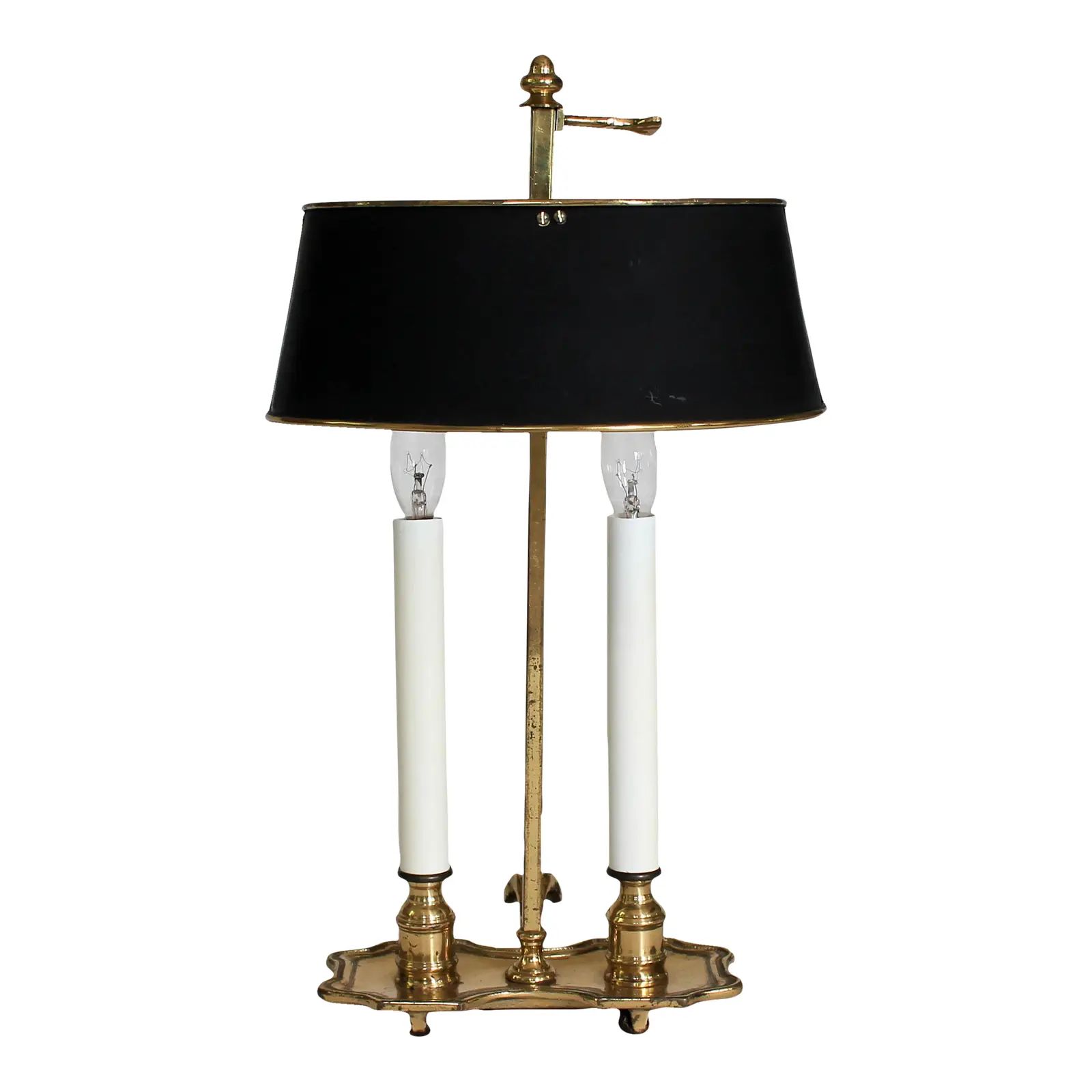 Brass Bouillotte Table Lamp | Chairish