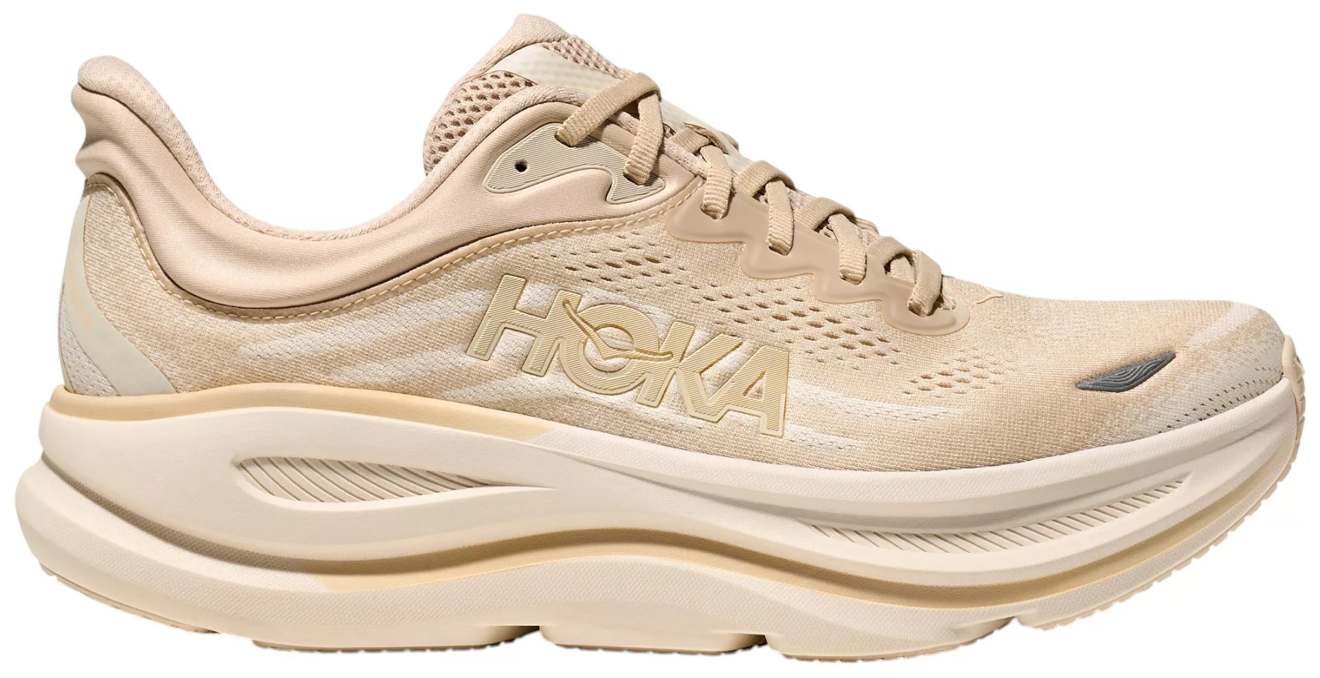 HOKA Men's Bondi 9 Running Shoes, Size 12.5, Oatmeal | DICK'S Sporting Goods