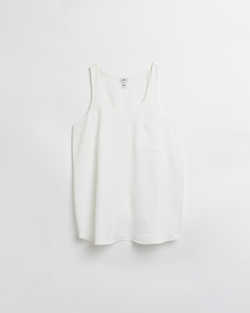 White relaxed sleeveless top | River Island (UK & IE)