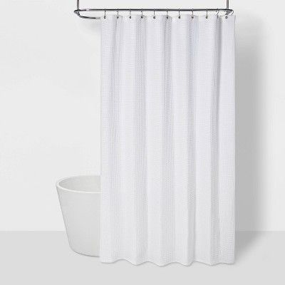 Waffle Weave Shower Curtain - Threshold™ | Target