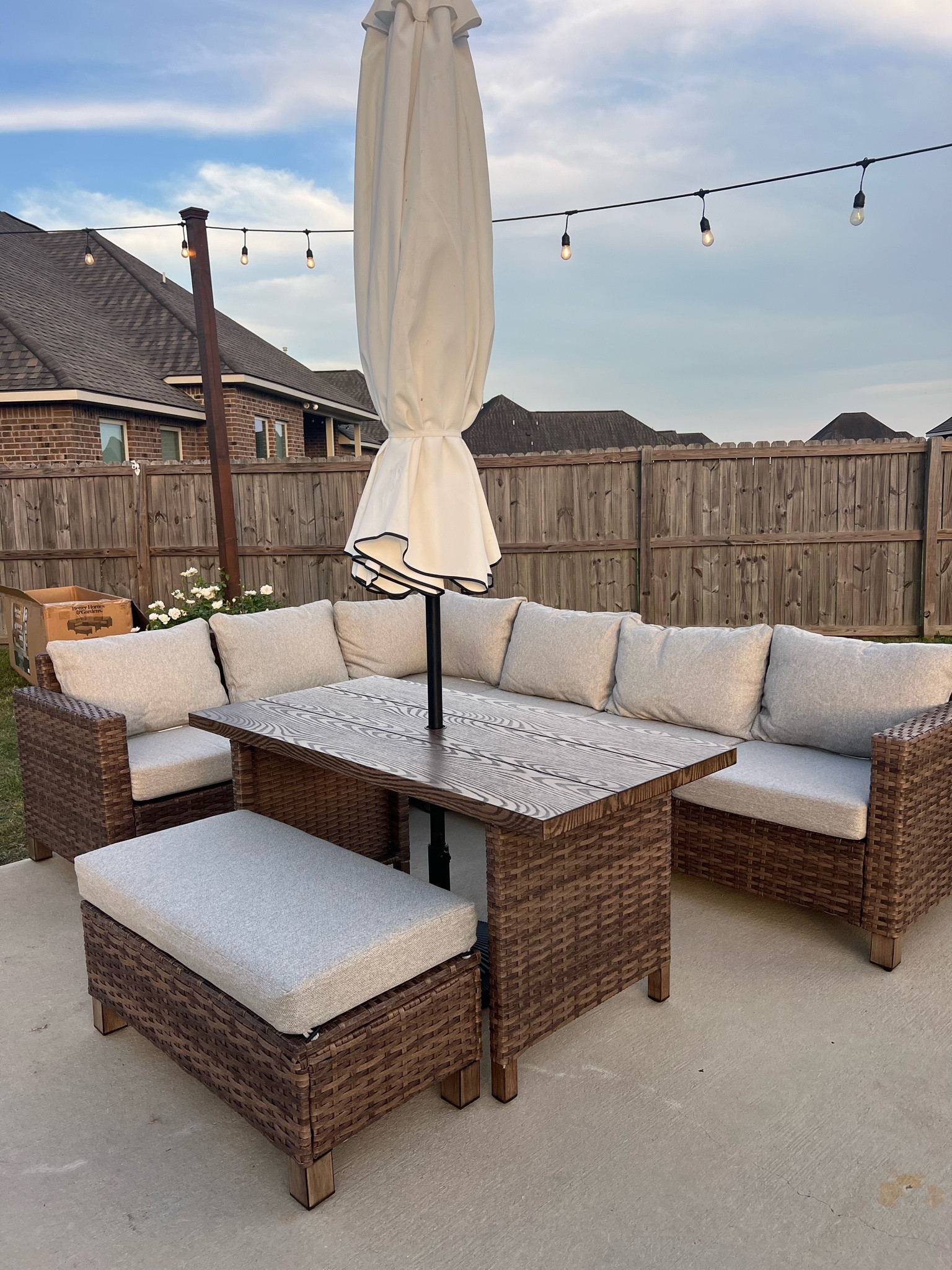Comfort at a great price! Spruce up your backyard with this #betterhomesandgardens #sectional 

#LTKSeasonal #LTKswim #LTKhome