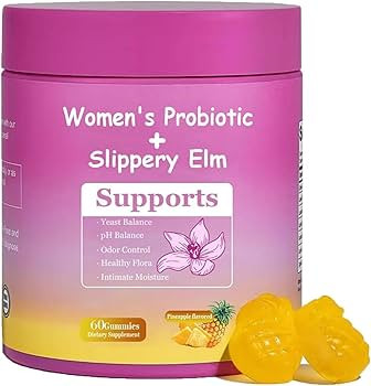 Her Juicy Feminine Probiotics Gummies for Women | Pineapple Flavor | Supports pH Balance, Gut Hea... | Amazon (US)